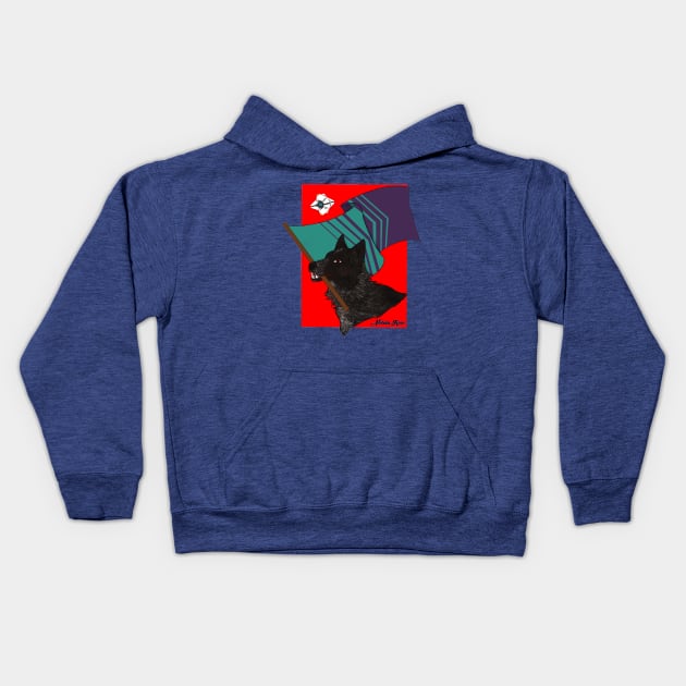 NEBULA_rose Clan Mascot! Kids Hoodie by triotdesigns